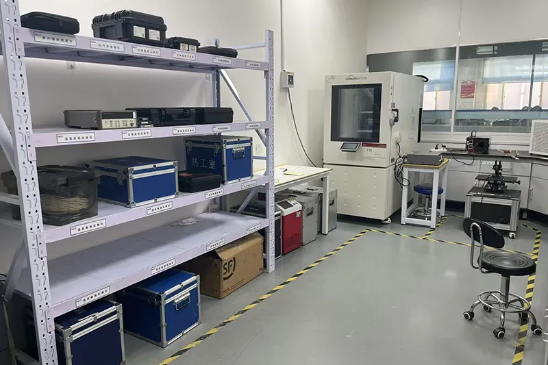 Laboratorio de pruebas térmicas